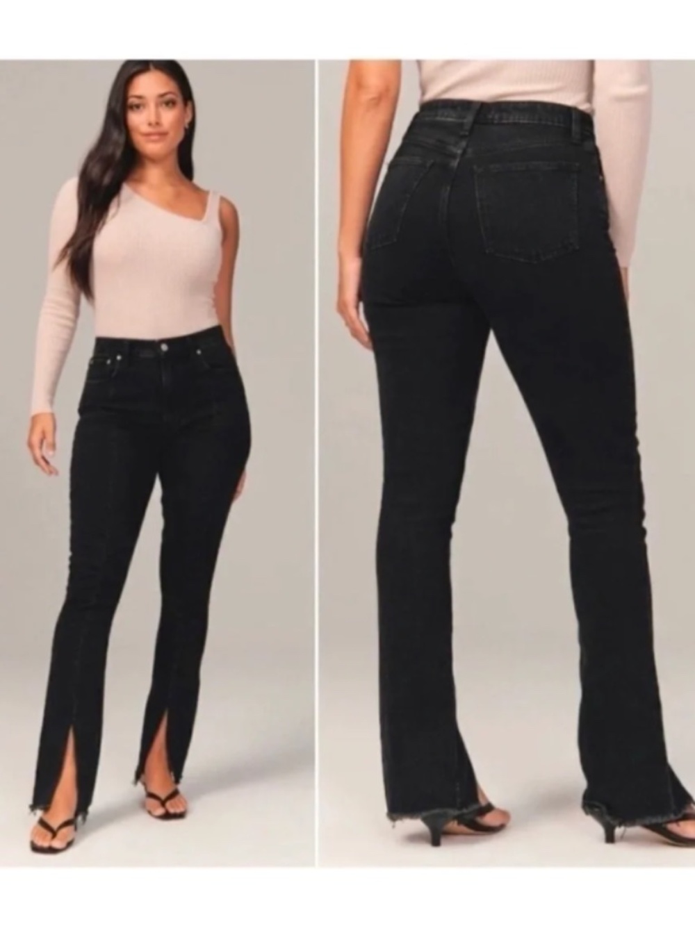 Abercrombie & Fitch Curve Love The Skinny High Rise Jeans